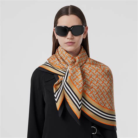 burberry silk scarf uk|Burberry reversible check silk scarf.